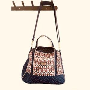 Cinda B Large Tote Bag perfect for using as a carry-on while traveling via plane